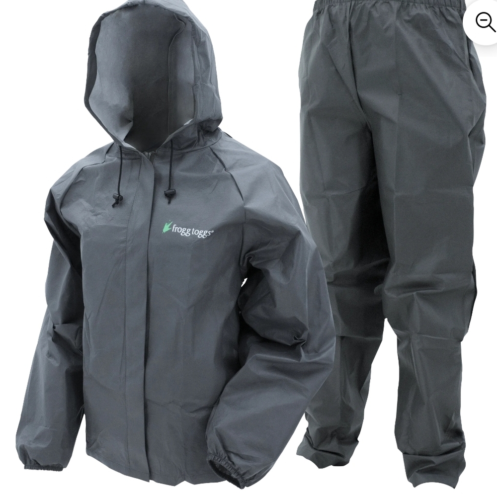 Frogg Toggs Kids Gray Raincoat Set